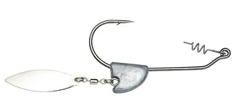 Strike King Tour Blade Belly Blade 1/8oz 5/0 2ct Unpainted