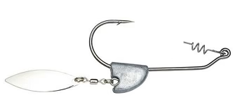 Strike King Tour Blade Belly Blade 1/4oz 5/0 2ct Unpainted