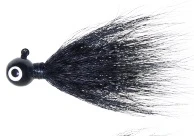 Wahoo Natural Bucktail 1/4oz 2ct Black