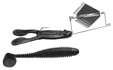 Strike King Skipping Buzzbait - Black