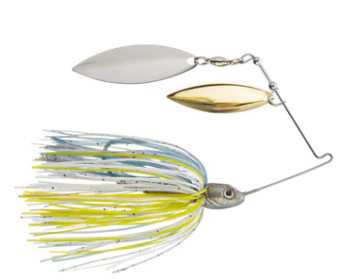 Tour Grade Compact Strike King Spinnerbait 1/2 oz (Willow/Willow) - Sexy Shad