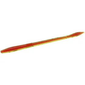 Zoom Trick Worm 6.5in 20/bag Watermelon Red/Red Core
