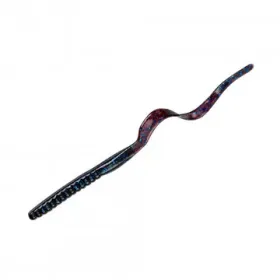 Yum Ribbontail Worm 7in 12ct Blue Flek