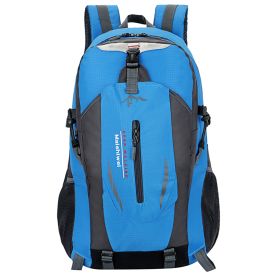36L Outdoor Backpack Waterproof Daypack Travel Knapsack (Color: Blue)